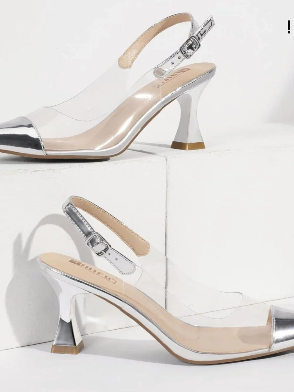 N/A clear heels
